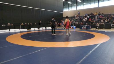 74kg Round 3 - Nicholas Hooper, Dinos Wrestling Club vs Bryce Goring, Pronghorn Amateur Wrestling Association
