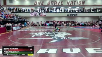 113 lbs Quarters & 1st Wb (16 Team) - Andravious Brihm, Dublin vs Edwin Francisco, Trion