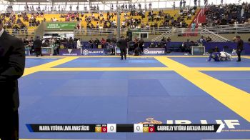Gabrielly Vitória Batalha Brandã vs Maria Vitória Lima Anastácio 2025 Brasileiro Jiu-Jitsu IBJJF