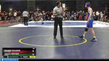 120 lbs Champ. Round 2 - Joshua Krotzer, Legend vs Frankie Gallegos, Mesa Ridge