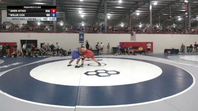 130 kg Semis - Aden Attao, NYAC vs Willie Cox, Vallo Wrestling Club