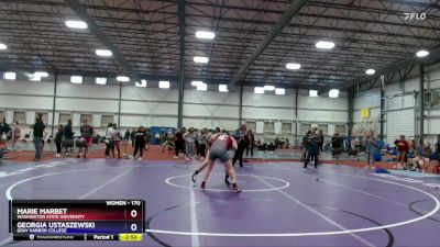 170 lbs Semifinal - Marie Marbet, Washington State University vs Georgia Ustaszewski, Gray Harbor College