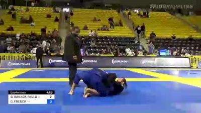 OMAR FRENCH vs DAVID RANADA PAULO 2022 Master IBJJF Jiu-Jitsu Championship