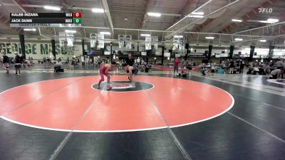 144 lbs Quarterfinal - Kaleb Inzana, Wild Buffalo Wrestling Club vs Jack Dunn, Rakoczy Wrestling Club