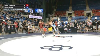 190 lbs Cons. Rd Of 32 - Zion Johnson, South Carolina vs Logan Mumy, North Carolina