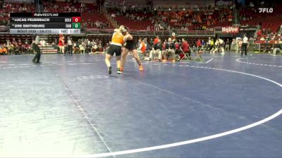 2A-215 lbs Quarterfinal - Lucas Feuerbach, Solon vs Dre Smithburg, Fairfield