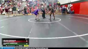 132 lbs Champ. Round 1 - Gelissa Reginald, Northview High School vs Hannah Albertson, Paoli
