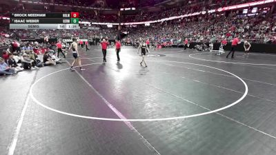 126 lbs Semis - Brock Needham, Holmen vs Isaac Weber, Germantown