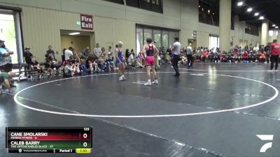 125 lbs Round 2 (6 Team) - Caleb Barry, The Untouchables Black vs Cane Smolarski, Morris Fitness