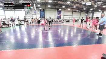 152 lbs Rr Rnd 3 - Sadie Nadeau, MetroWest United vs Leat Minaya, Hammer Wrestling Club