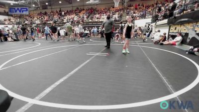 73 lbs Quarterfinal - Cyrus Baker, Harrah Little League Wrestling vs John Allen Flaggert, CCYO