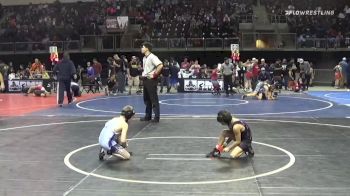 57 lbs Round Of 16 - Mason Nieto, Manzano Monarch Wrestling vs Asher Bingham, Division Bell Wrestling