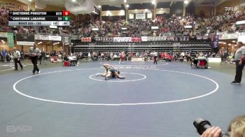 125 lbs Cons. Round 3 - Sheyenne Pinkston, Whitewater Remington HS vs Cheyenne LaBarge, St. Francis HS