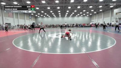 56 lbs Rr Rnd 2 - Christian DaQuisto, Mat Assassins Black - EL vs Isabelle Beam, CTWHALE Humpback - EL