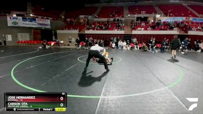 113 lbs Quarters & 1st Wb (16 Team) - Carson Ota, Southlake Carroll vs Jose Hernandez, Rockwall