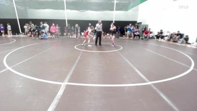 110 lbs Quarterfinal - Lilly McCleary, Jacked Wrestling Academy vs Addisyn Gates, GI Grapplers
