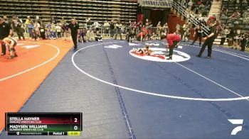 50 lbs 5th Place Match - Stella Hayner, Rawlins Wrestling Club vs Madysen Williams, Glenrock Wrestling Club