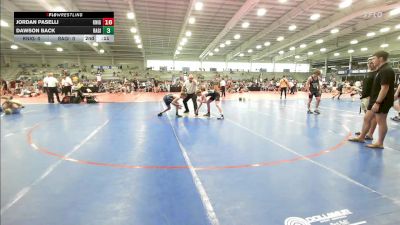 126 lbs Rr Rnd 3 - Jake Ramsey, Knights Wrestling Club-Black vs Bryce Perrine, Ragin Raisins Concord HS