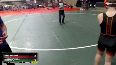 102 lbs Finals (8 Team) - Austin Mitchell, Farmington vs Riley Kraemer, Rocori