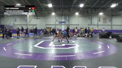 180 lbs 3rd Place Match - Izzy Strickert, Wartburg vs Niyasia McCampbell, Lakeland University