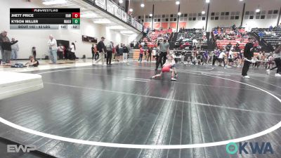 43 lbs 3rd Place - Jhett Price, Raw Wrestling Club vs Kyson Miller, Wagoner Takedown Club
