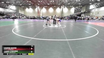 144 lbs Champ. Round 1 - Cooper Boone, Valley Center HS vs Caden O`rourke, Basehor-Linwood HS