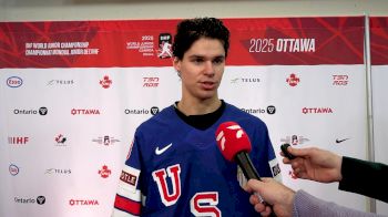 Brandon Svoboda Reacts To Scoring In USA's Quarterfinal Win Over Switzerland, Looking Forward To Semifinals At World Juniors