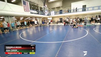 120 lbs Cons. Round 3 - Emma Parker, Carbon Wrestling Club vs Marabelle Brown, Wasatch