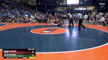 115 lbs Cons. Round 3 - Reese Zimmer, DeKalb vs Star Duncan, Wheaton (W. Warrenville South)