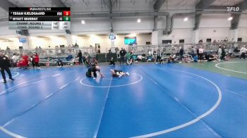 50 lbs Champ. Round 1 - Wyatt Murray, 484 Scrap vs Tegan Kjeldgaard, Wildcat Wrestling Club