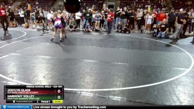 123-139 lbs 1st Place Match - Josylyn Glass, Elk Grove Wrestling Academy vs Harmony Solley, Pikes Peak Warriors Wrestling