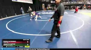 6A - 128 lbs Cons. Semi - Elena Gutierrez, Klein Cain vs Rebecca Natvig, Southlake Carroll