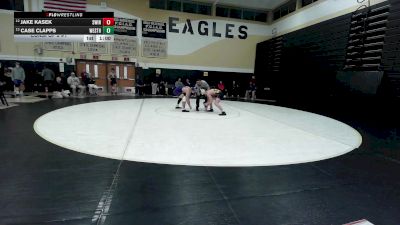 150 lbs Consi Of 8 #1 - Jake Kasek, South Windsor vs Case Clapps, Westhill