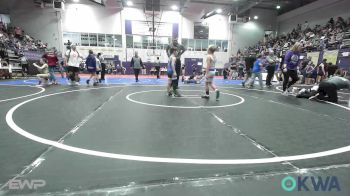 64 lbs Rr Rnd 4 - Zachary Montgomery, Berryhill Wrestling Club vs Jasper Maples, Stroud Youth Wrestling Club