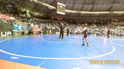 75 lbs Consi Of 8 #2 - Phoenix Pettit, Wentzville Wrestling Federation vs Navy Denton, McDominate Training Center