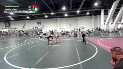 109 lbs Final - Sophia Hennigh, Juggernaut WC vs Ashley Gomez, Imperial Tigers
