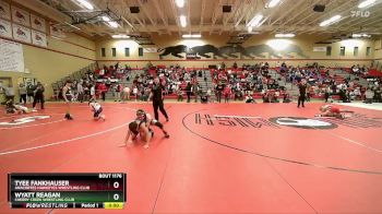 110 lbs Cons. Round 3 - Wyatt Reagan, Cherry Creek Wrestling Club vs Tyee Fankhauser, Anacortes Hawkeyes Wrestling Club