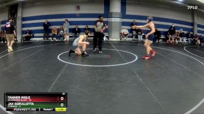 110 lbs Round 3 (8 Team) - Tanner Ingle, U2 Uprising Black vs Jax Sgrulletta, CTWHALE