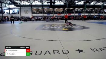 101-111 lbs Round 2 - Rilynn Younker, Litchfield Foundation vs Kiely Domyancich, Illinois Cornstars