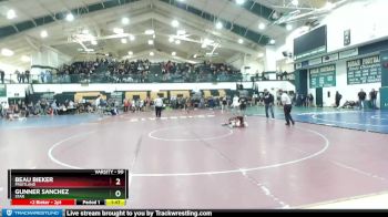 90 lbs Quarterfinal - Beau Bieker, Fruitland vs Gunner Sanchez, Star