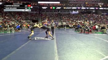 2A-157 lbs Champ. Round 2 - Zane Mullenix, Eddyville-Blakesburg-Fremont vs Carter McGregor, Algona