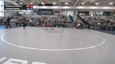 126 lbs Cons. Sub-quarters - Sebastian Cisneros, Dethrone vs Jackson Walker, ATC