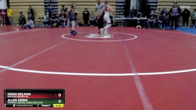 98 lbs Semifinal - Aidan Keilman, Bulldog Premier WC vs Allen Kerns, Franklin Central Wrestling Club