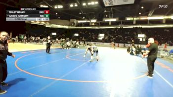 Girls 120 lbs Semifinal - Justus Johnson, Peninsula (Girls) vs Finley Houck, Shorewood (Girls)