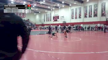 141 lbs Champ. Round 1 - Noah McKenzie, Southern Oregon vs Darrel Nanpuya, Cal Poly Humboldt