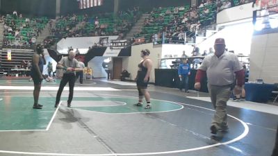 1A-4A 285 Champ. Round 2 - Silas Mccarthy, Brooks vs Derrius Grant, Woodland High School