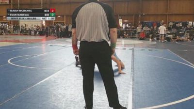 160 lbs Round Of 32 - Isaiah Mcdaniel, Metro Elite RTC vs Evan Maneval, Midd-West