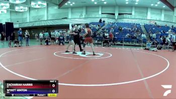 138 lbs Cons. Round 3 - Zachariah Harris, IN vs Wyatt Hinton, OH