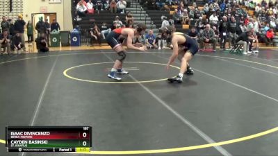 157 lbs Quarterfinal - Isaac DiVincenzo, Berea-Midpark vs Cayden Basinski, St. Ignatius