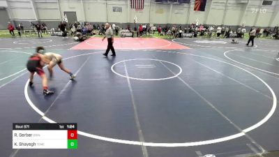100 lbs Rr Rnd 5 - Russell Gerber, Grindhouse WC vs Kash Shayegh, Temescal Canyon